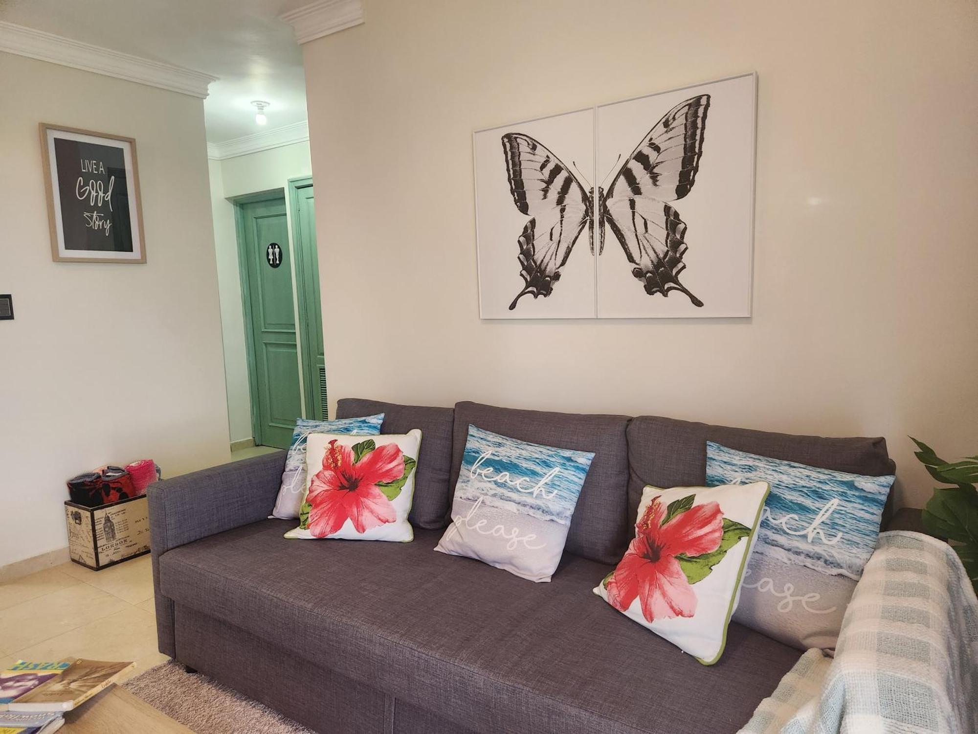 Casita Linda Larimar - 2Br Apartment With Rooftop, Bay Views, Fast Wifi, Near Beach In Barahona Luaran gambar